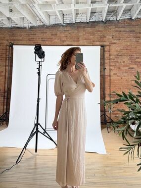 Express pink maxi dress size small